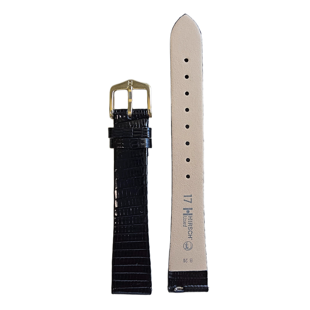 Hirsch Lizard | 17mm Long - Black
