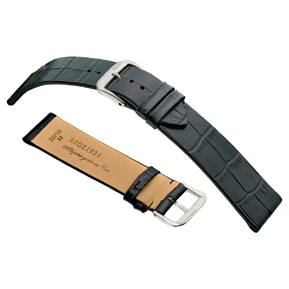 Miami | Embossed Alligator watch band - Strapped For Time