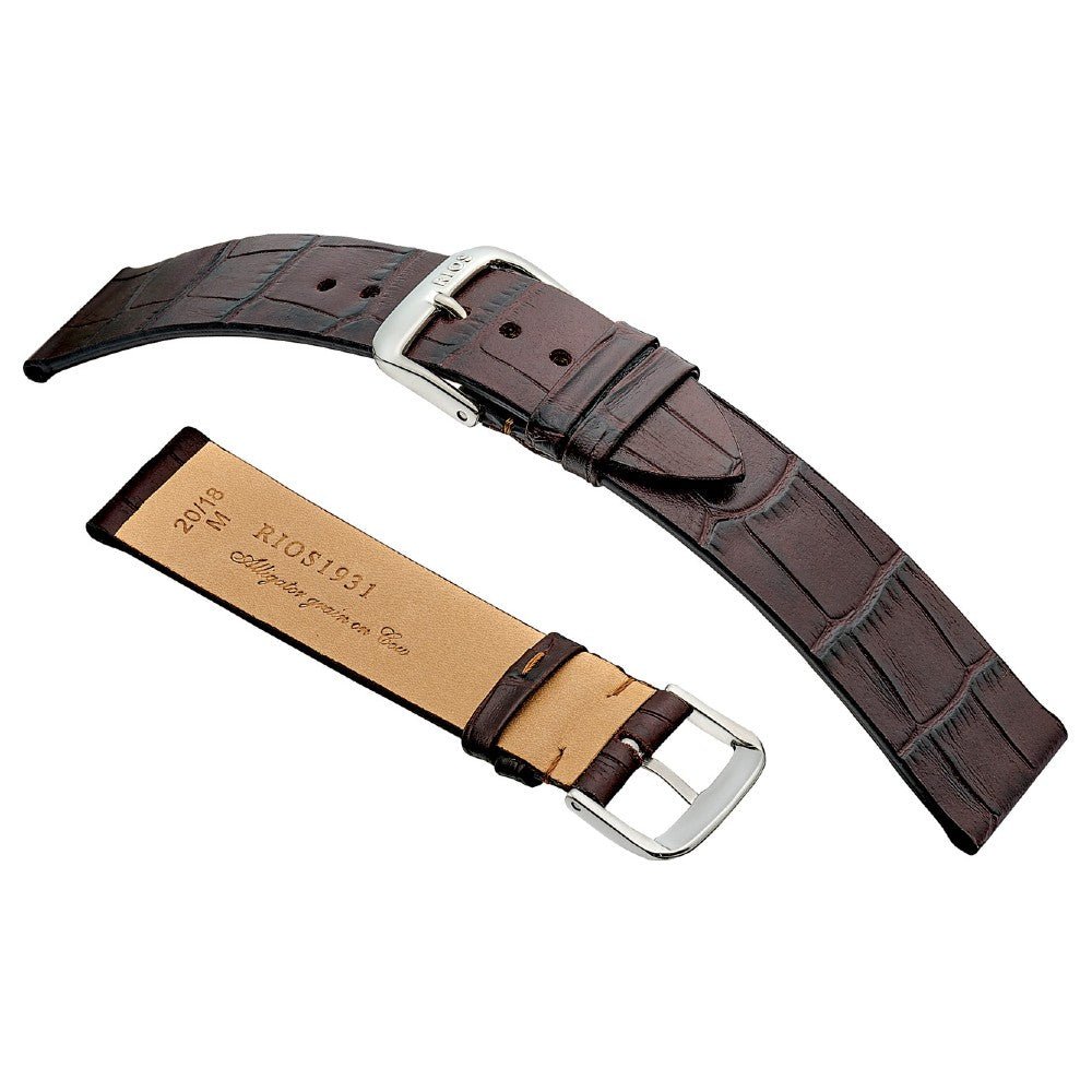 Miami | Embossed Alligator watch band - Strapped For Time