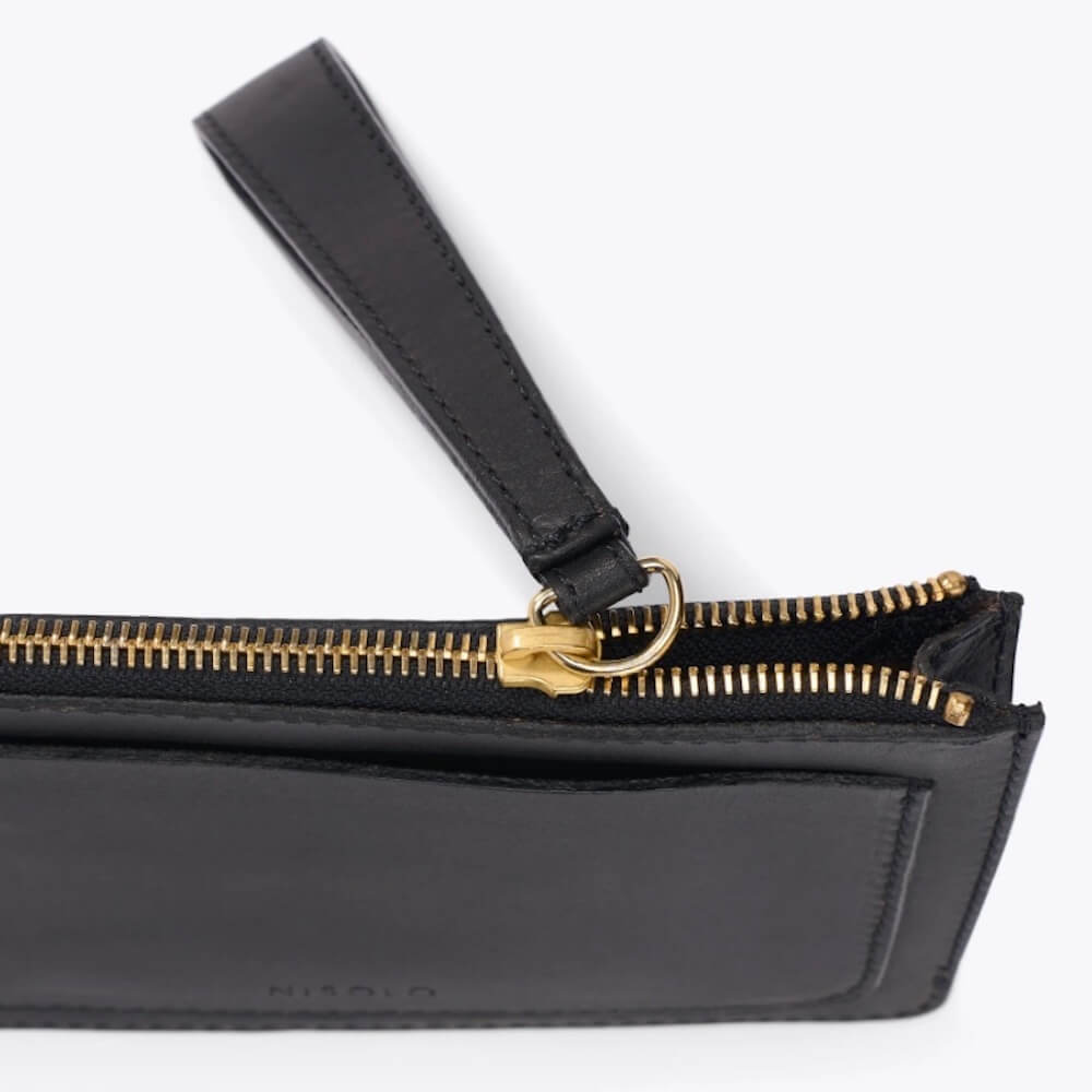 Nisolo Leather Go-To Wristlet Clutch watch band - Strapped For Time