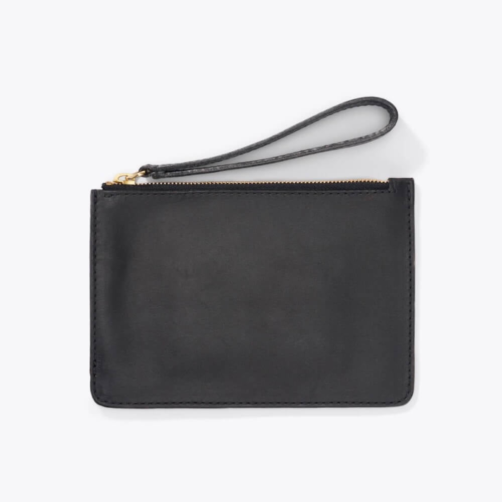 Nisolo Leather Go-To Wristlet Clutch watch band - Strapped For Time