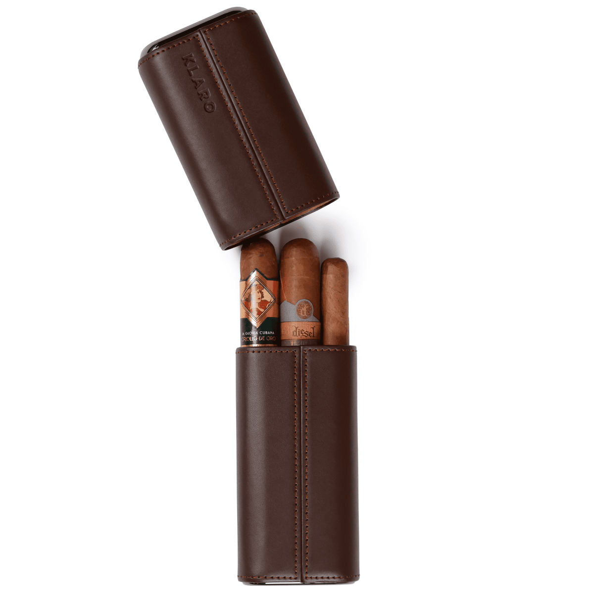Premium 3 Cigar Travel Case watch band - Strapped For Time