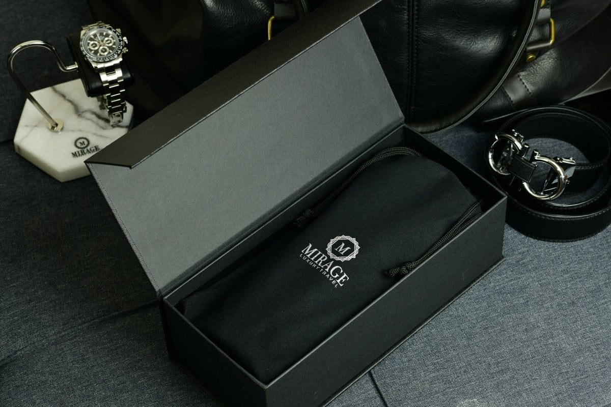 Sable Black Full-grain Cow Leather Watch Roll Case - 3 Watches watch band - Strapped For Time