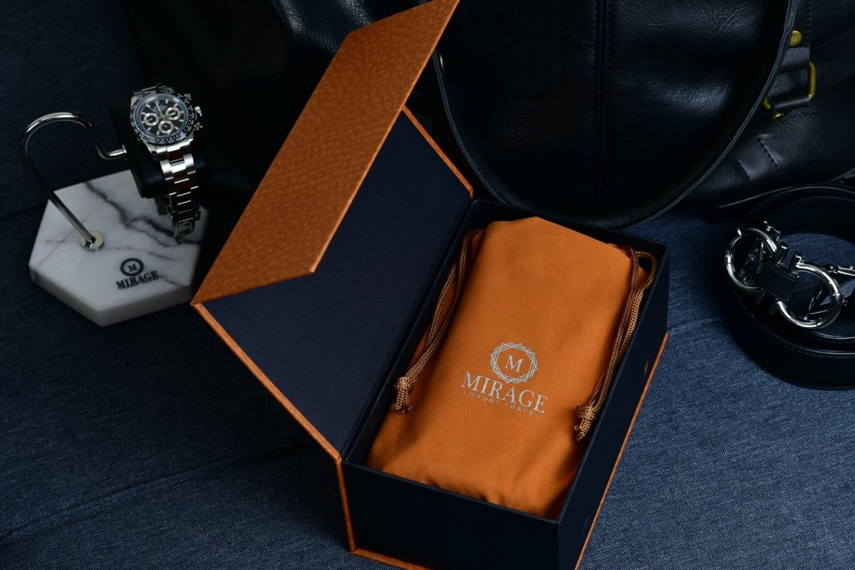 Tawny Brown Full-grain Cow Leather Watch Roll - 2 Watches watch band - Strapped For Time