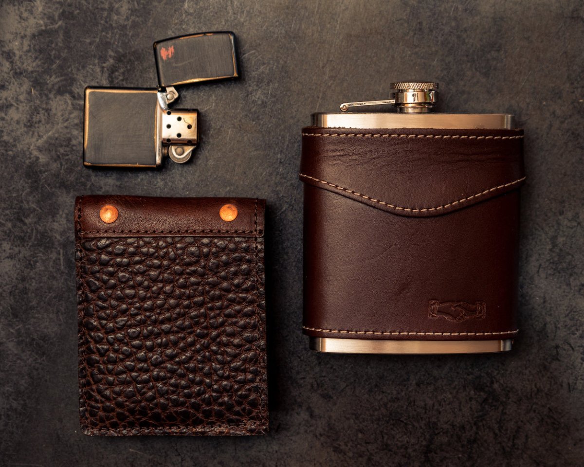 Theodore Leather Bifold Wallet watch band - Strapped For Time