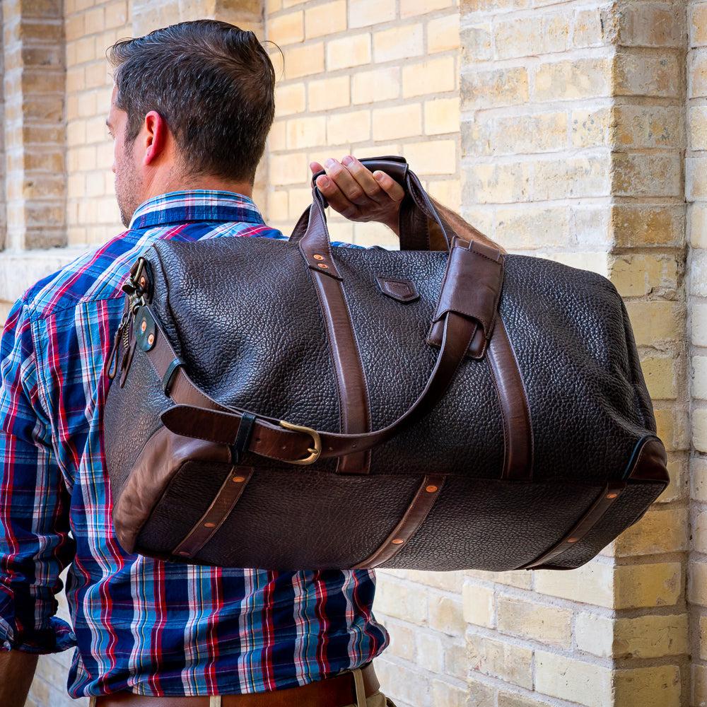 Theodore Leather Duffle Bag watch band - Strapped For Time