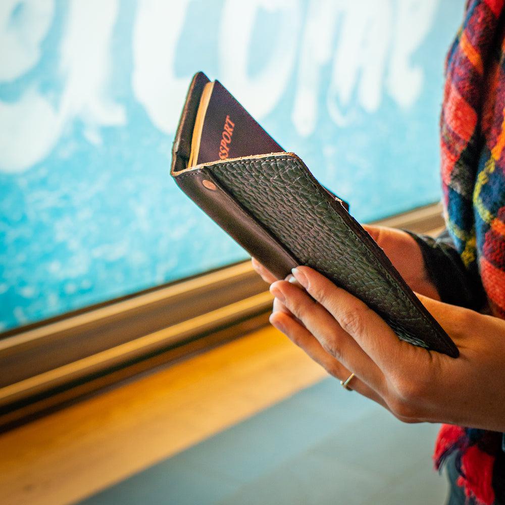 Theodore Leather Passport Wallet watch band - Strapped For Time