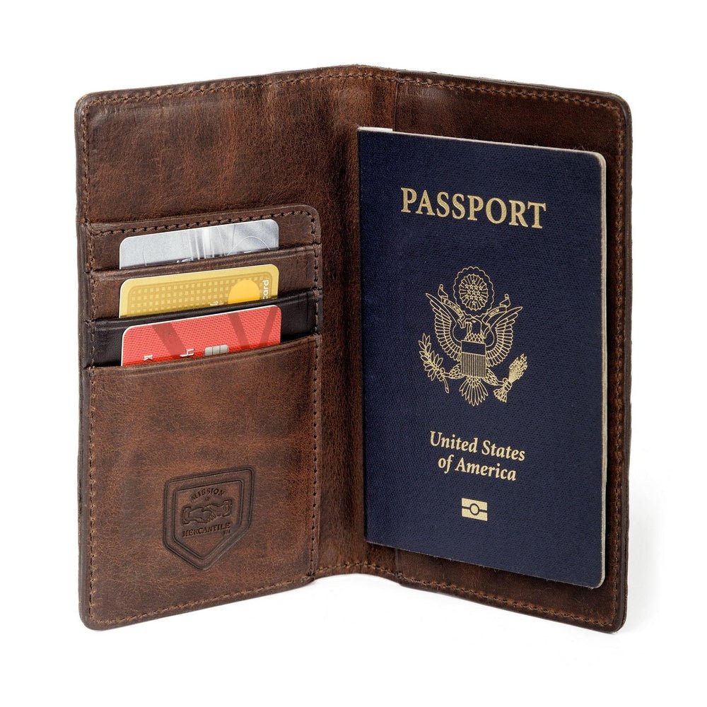 Theodore Leather Passport Wallet watch band - Strapped For Time