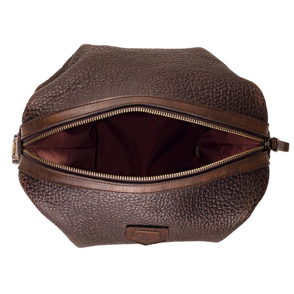 Theodore Leather Toiletry Wash Bag watch band - Strapped For Time