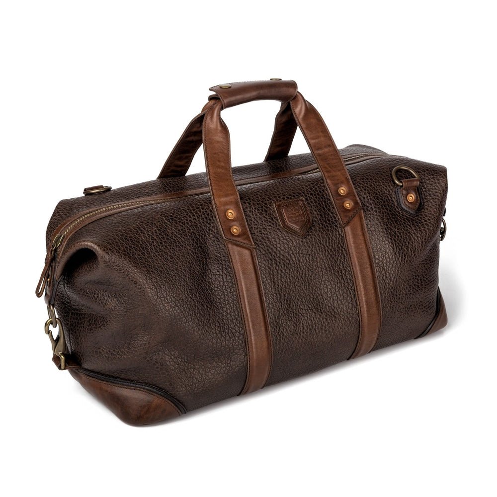 Theodore Leather Weekender Duffle Bag watch band - Strapped For Time