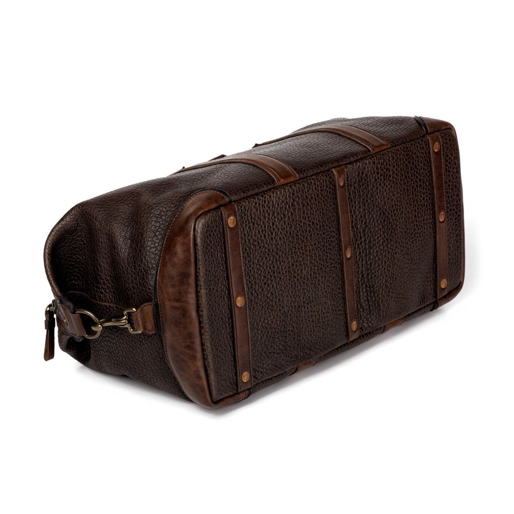 Theodore Leather Weekender Duffle Bag watch band - Strapped For Time