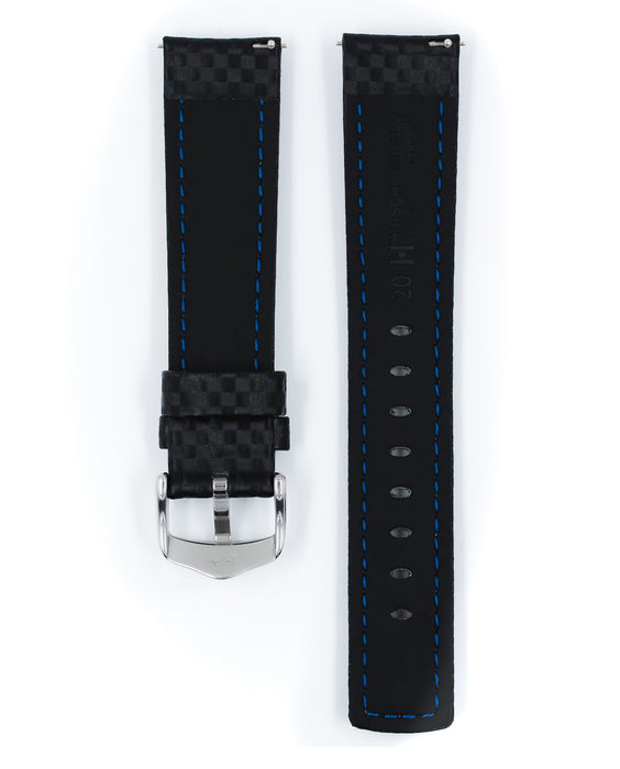 Hirsch Carbon Watch Band | Black