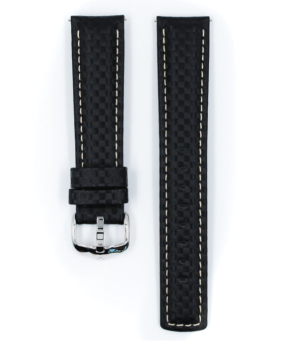Hirsch Carbon Watch Band | Black