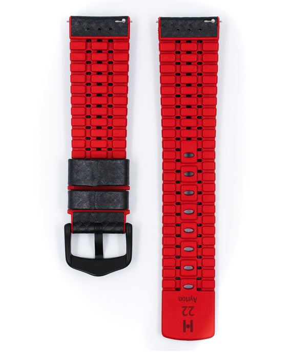 Hirsch Ayrton Watch Band | Red
