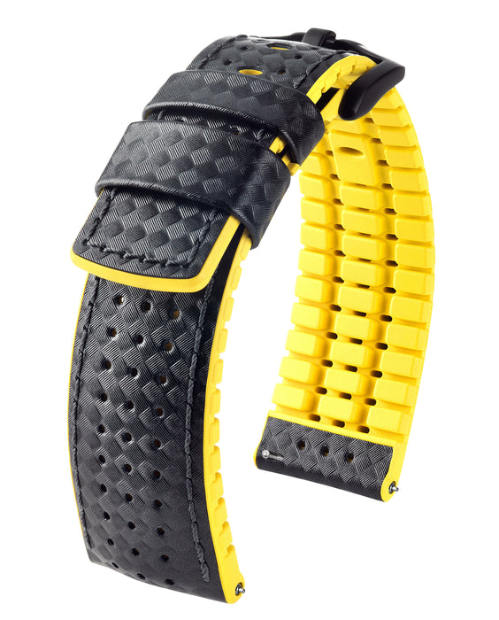 Hirsch Ayrton Watch Band | Yellow