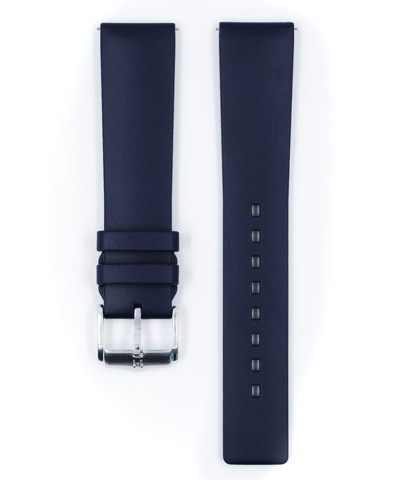 Hirsch Pure Caoutchouc Waterproof Watch Band | Blue