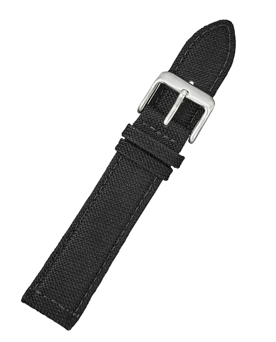 Water Resistant Cordura Watch Band Black