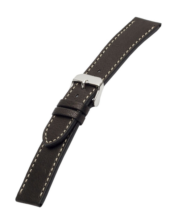Premium Classic Leather Watch Band | Black