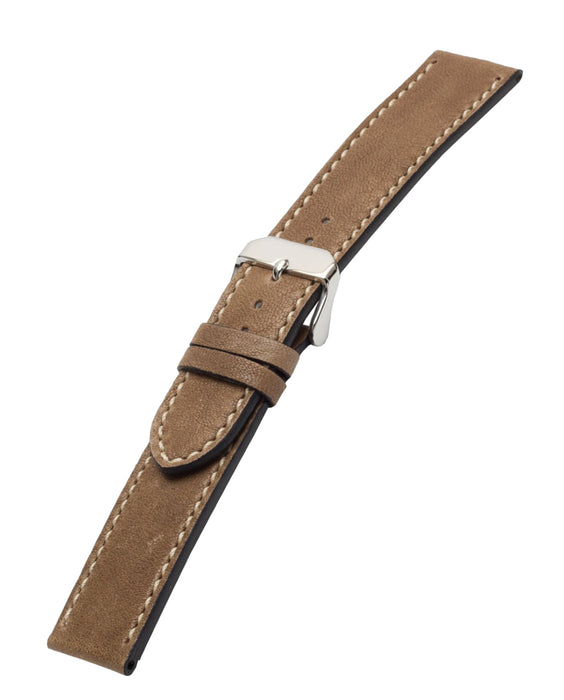 Premium Classic Leather Watch Band Clay