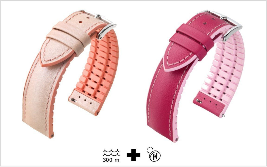 Hirsch Lindsey Watch Band Pink watch band - Strapped For Time