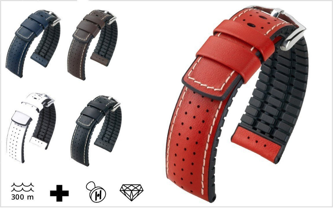 Hirsch Tiger Watch Band Red watch band - Strapped For Time