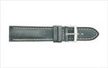 Padded Vintage Leather Watch Band Gray watch band - Strapped For Time