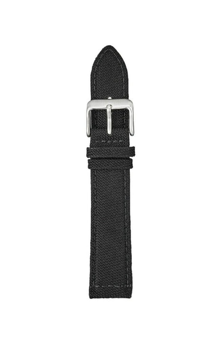 Water Resistant Canvas Watch Band Black watch band - Strapped For Time